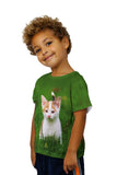 Kids Cute As A Button Kitty Cat