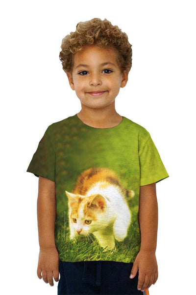 Kids Kitten On The Prowl&nbsp;Kids T-Shirt