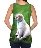 Golden Lab Puppy In Thought