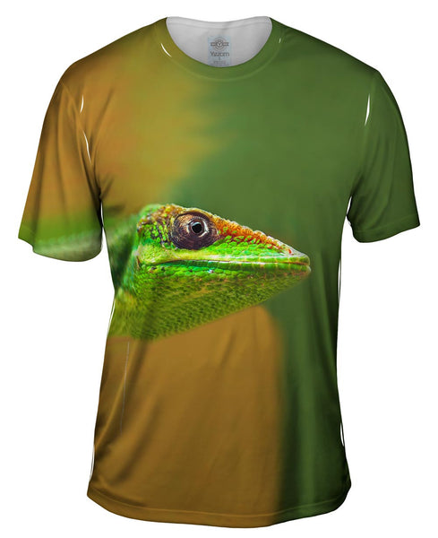 Green Lizard Mens T-Shirt