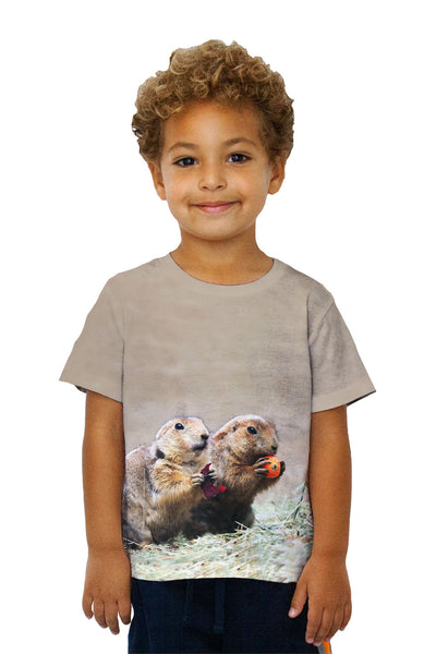 Kids Fall Praire Dogs Kids T-Shirt