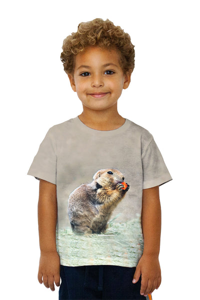 Kids Hungry Praire Dog Kids T-Shirt