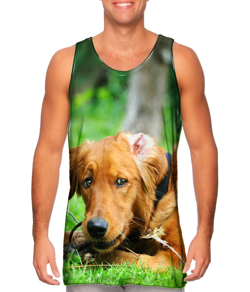 Golden Lab Lost Bone Mens Tank Top
