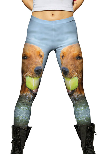 Golden Lab Waterplay Womens Leggings