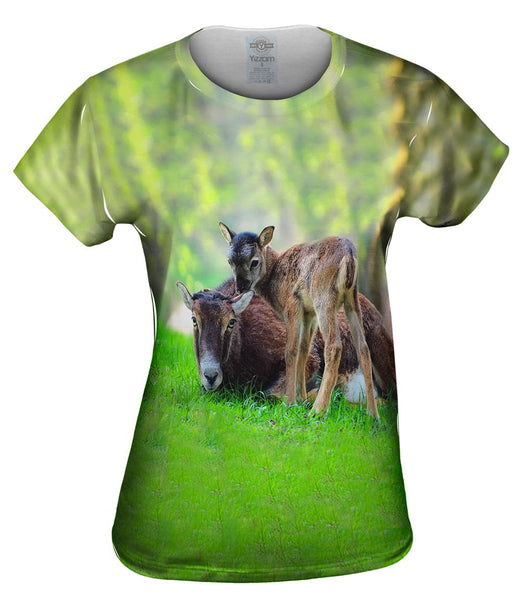 Happy Goat Family Womens Top