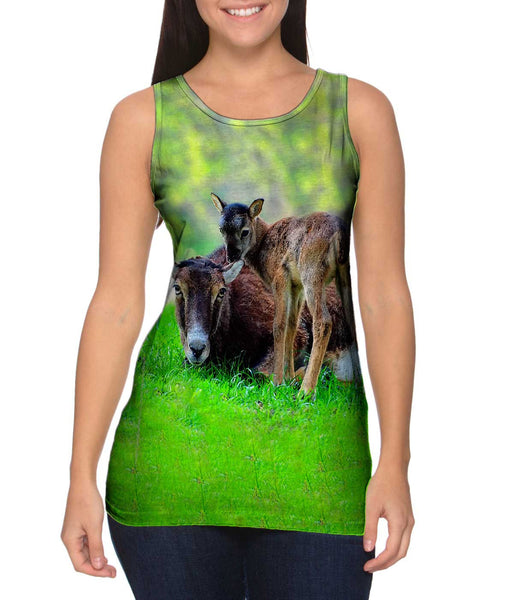 Happy Goat Family&nbsp;Womens Tank Top