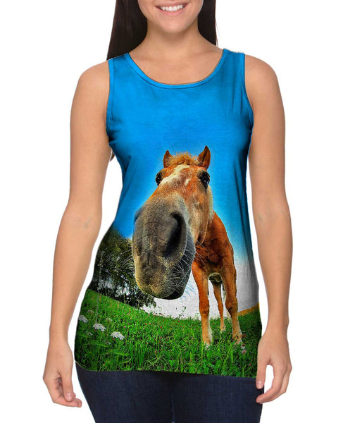 Funny Horse Snout&nbsp;Womens Tank Top