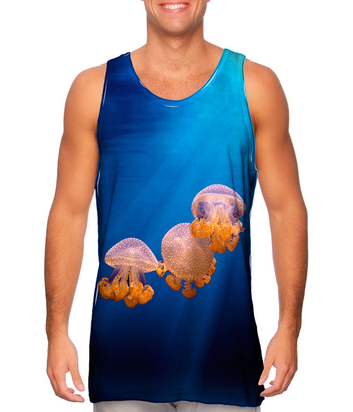 Purple Jellyfish Underwater&nbsp;Mens Tank Top