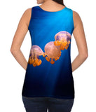 Purple Jellyfish Underwater