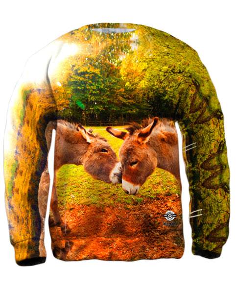 Kissing Donkey&nbsp;Mens Sweatshirt