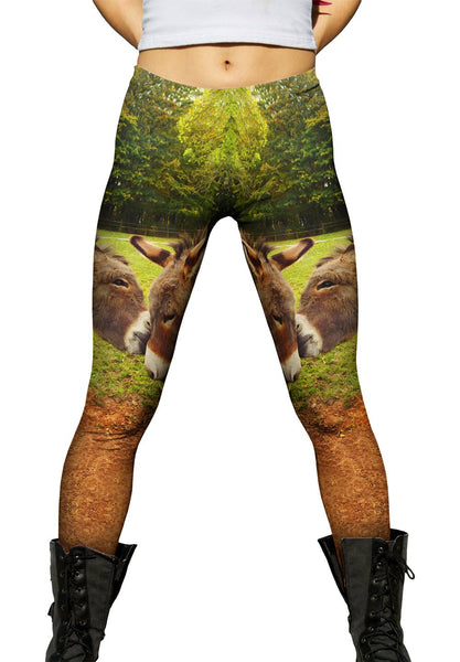 Kissing Donkey&nbsp;Womens Leggings