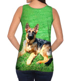 German Shepherd On Grass
