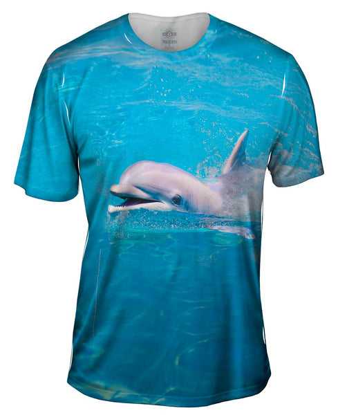Happy Dolphin Mens T-Shirt