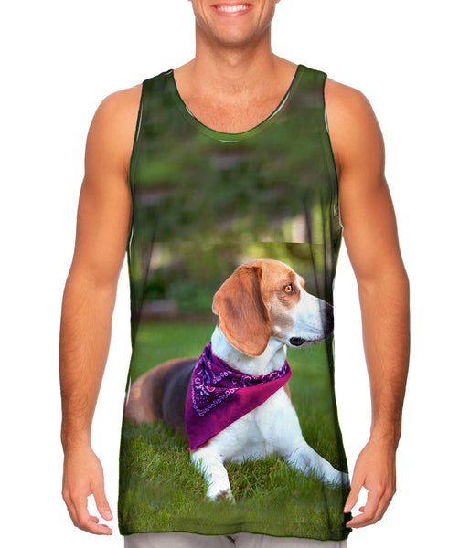 Beagle With Bandana&nbsp;Mens Tank Top