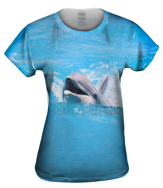 Swimming Dolphin Womens Top