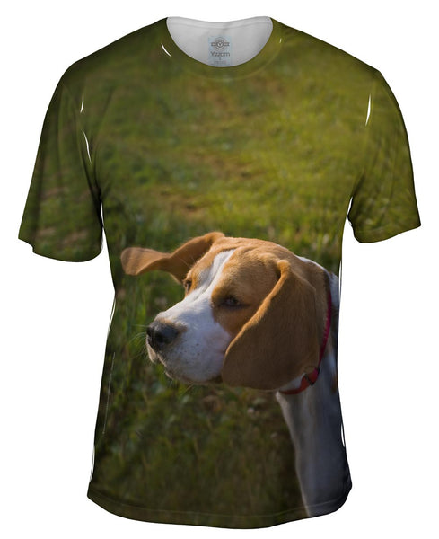 Beagle Ears Flopping Mens T-Shirt