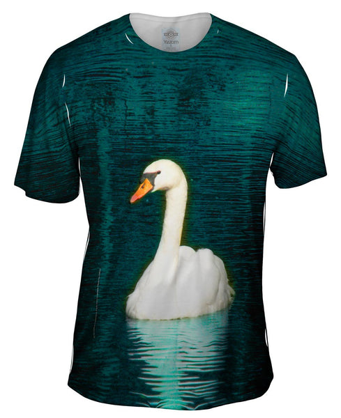 Analog Black Swan Mens T-Shirt