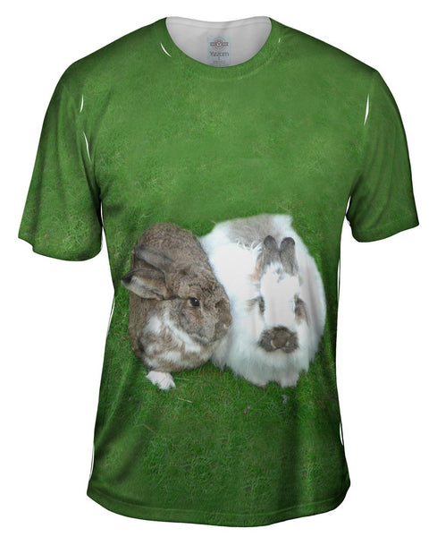 Bunny Rabbit Friends Mens T-Shirt