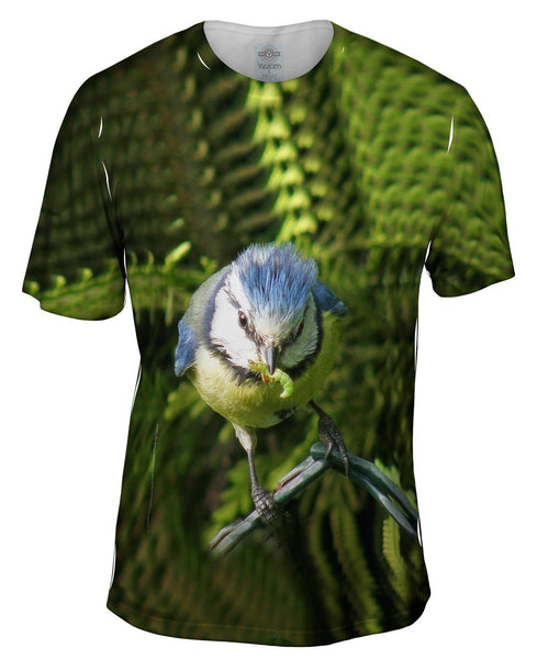 Blue Bird Bounce Mens T-Shirt