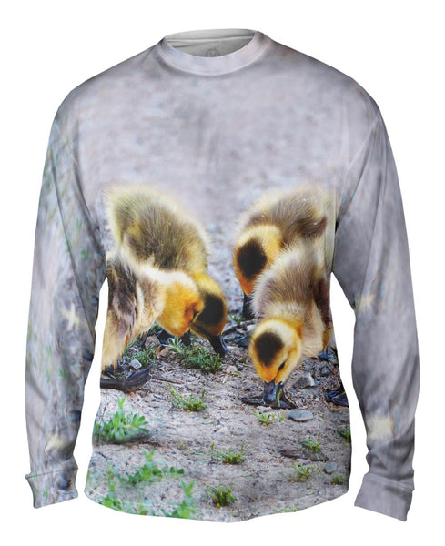 Little Goslings Feeding&nbsp;Mens Long Sleeve