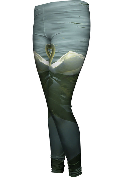 Pretty Swan Dash&nbsp;Womens Leggings