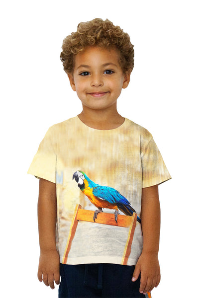 Kids Chair Macaw Parrot&nbsp;Kids T-Shirt