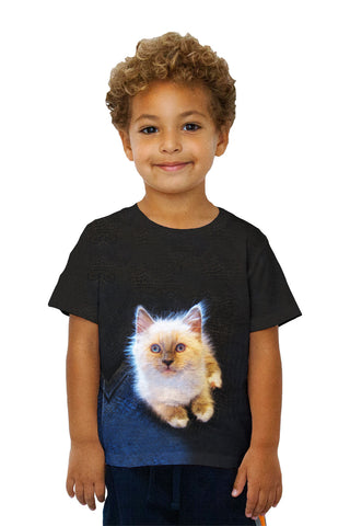 Kids Fluffy Kitty Cat Stare