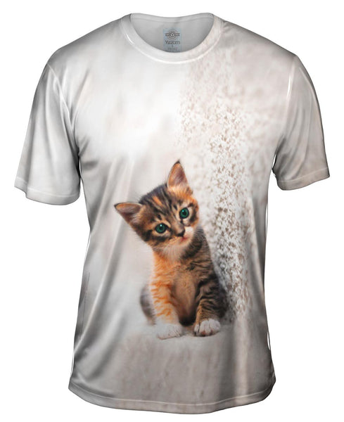 Kitty Cat Carpet Scratch Mens T-Shirt