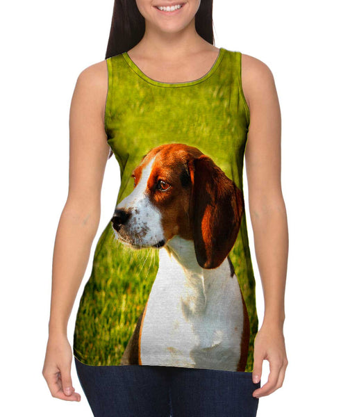 Brown Eared Beagle Regal&nbsp;Womens Tank Top