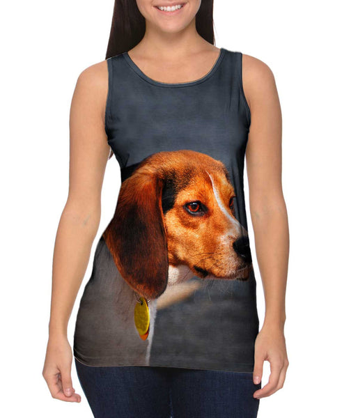 Dumbo Eares Beagle&nbsp;Womens Tank Top