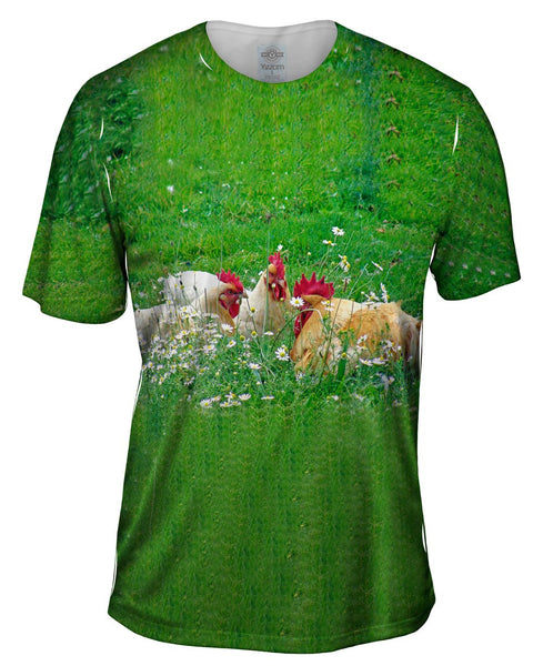 Talking Chickens Mens T-Shirt