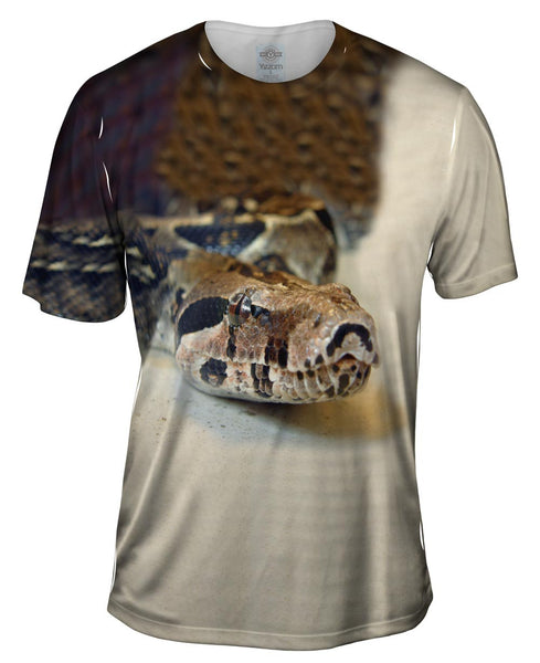 Python Slithering Snake Mens T-Shirt