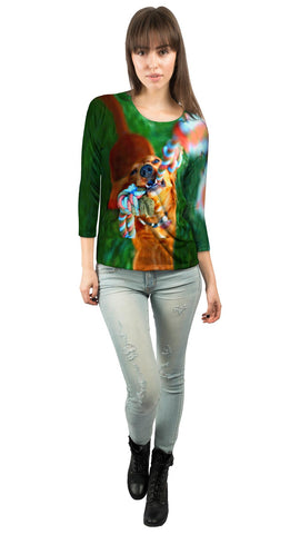 Golden Lab Tug O War