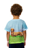Kids Dachshunds Fuzzy Hug