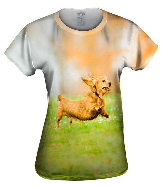 Hyper Active Dachshund Womens Top