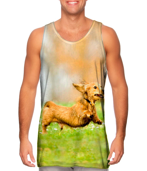 Hyper Active Dachshund&nbsp;Mens Tank Top