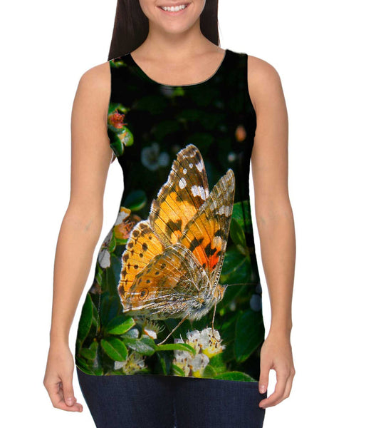 Painted Butterfly Out For A Stroll&nbsp;Womens Tank Top