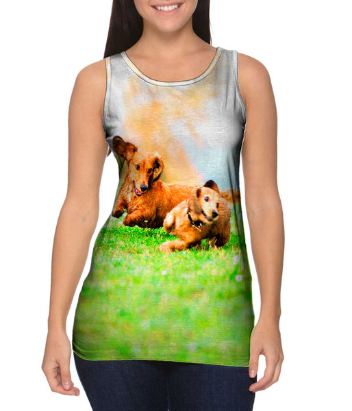 Great Dachshund Race&nbsp;Womens Tank Top