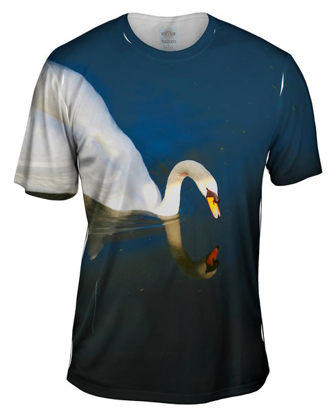 Pretty Swan Lake Mens T-Shirt