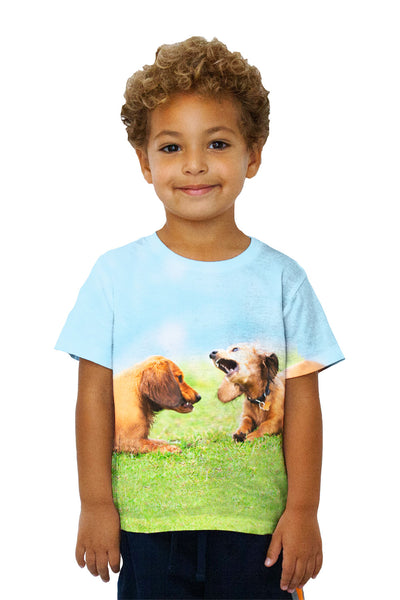 Kids Dachschund Disagreement&nbsp;Kids T-Shirt