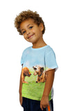 Kids Dachschund Disagreement