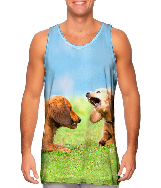 Dachschund Disagreement&nbsp;Mens Tank Top