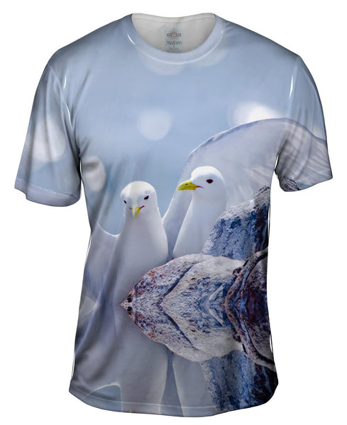 Cute Dove Flurry Mens T-Shirt