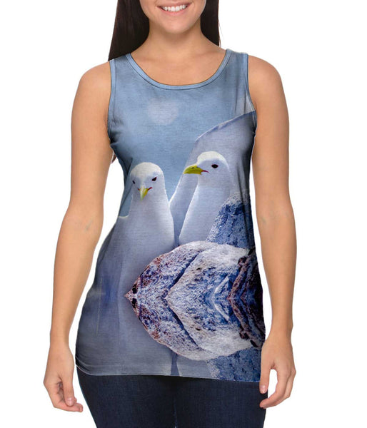Cute Dove Flurry&nbsp;Womens Tank Top
