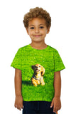 Kids Galloping Dachshund