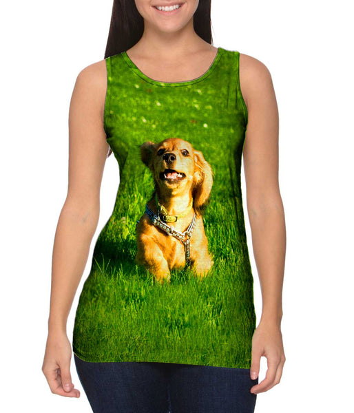 Galloping Dachshund&nbsp;Womens Tank Top