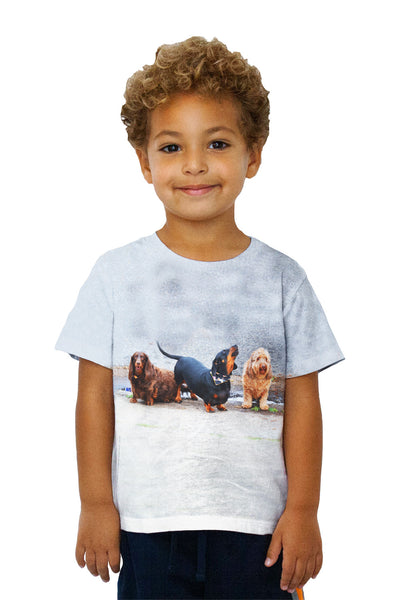 Kids Doggy Pep Rally Kids T-Shirt
