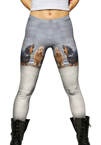 Doggy Pep Rally&nbsp;Womens Leggings