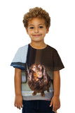 Kids Careful Chocolate Dachshund
