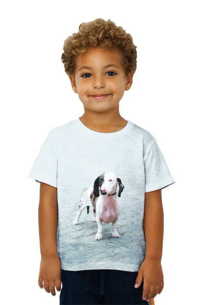Kids Fierce Blue Eyed Dachshund&nbsp;Kids T-Shirt